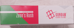 New - Sealed: Bandai Starter Deck 03: Zeon's Rush Gundam Card Game - US SHIPPING - Image 4
