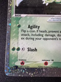 Scyther ex 102/109 EX Ruby & Sapphire Pokemon Card Holo Foil Rare Swirls LP - Image 5