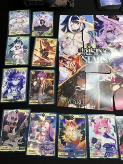V Card Rising Stars 1st Edition Booster Box - Open With Cards - Image 2