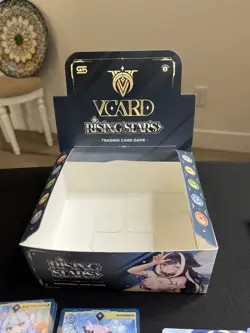 V Card Rising Stars 1st Edition Booster Box - Open With Cards - Image 5