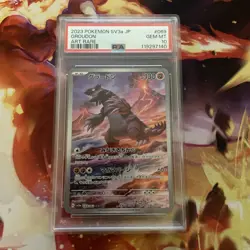 Groudon 069/062 PSA 10 Gem Mint Japanese Art Rare Raging Surf Pokemon Card - Image 1