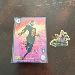 OverPower NYCC 2025 Invincible Promo Card And Exclusive Pin - Image 1