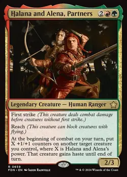 Halana and Alena, Partners Regular - Foundations MTG-NM - Image 1