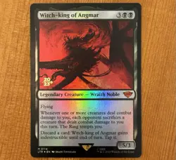 Witch-King of Angmar [Prerelease] M 0114, NM Foil MTG LotR Lord Rings LTR Mythic - Image 1
