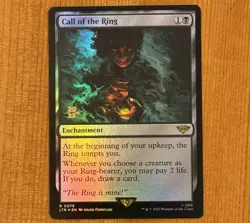 Call of the Ring [Prerelease] R 0079, NM Foil Promo, MTG LotR Lord of the Rings - Image 1