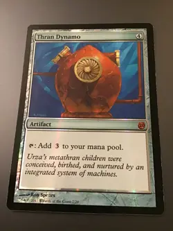 MTG From The Vault Twenty #7 Thran Dynamo Foil NM - Image 1