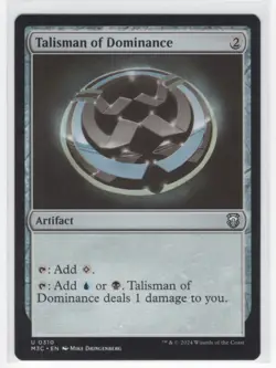 #310 Talisman of Dominance 2024 Modern Horizons 3 Commander Uncommon - Image 1