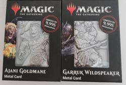 Magic the Gathering Garruk Wildspeaker and Ajani Goldmane Metal Ingot Fanattik - Image 1