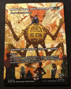 Master Weaver, Web Protector - Borderless - Eternal Legal - MAR - EN - NM - 0032 - Image 1