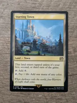 Starting Town Rare Land Final Fantasy Regular MTG 289 - Image 1