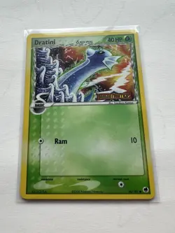 Pokemon TCG Dratini EX Dragon Frontiers Stamped 46/101 Holo Near Mint - Image 1