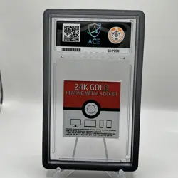 ACE 10 Onix 24k Gold Plated Pokemon Sticker Graded Korean Striking Popping Candy - Image 4