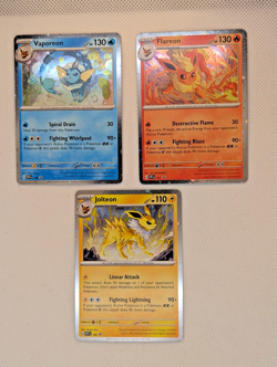 Vaporeon Jolteon Flareon - Black Star Promo - Prismatic Evolutions - Pokemon - Image 1