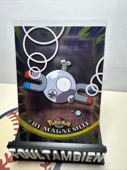 2000 Topps Pokemon TV Animation Edition Series 2 Magnemite #81 Silver Foil - Image 1