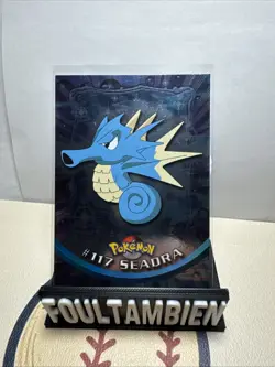 Pokemon Topps Seadra #117 TV Animation Edition Blue Logo Rare Holo Foil - Image 1