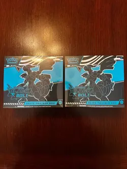 Pokemon TCG Scarlet & Violet: Black Bolt - Elite Trainer Box ETB - *Lot of 2* - Image 1