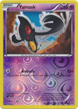 Yamask 45/101 B&W Noble Victories REVERSE HOLO MINT! Pokemon - Image 1