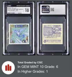 1998 Articuno “blizzard” Pokemon AmadaAttack Set Part 1 Cgc 10 - Image 3