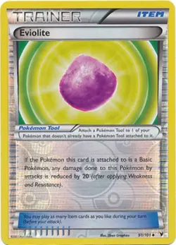 Eviolite 91/101 B&W Noble Victories REVERSE HOLO MINT! Pokemon - Image 1