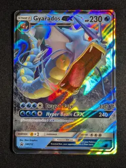 Pokemon Gyarados GX SM212 Black Star Promo Hidden Fates Tin NM - Image 1