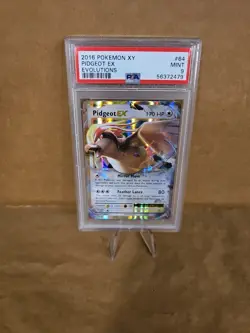 2016 Pokemon XY Evolutions PIDGEOT EX 64/108 PSA 9 Mint - Image 1