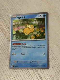Pokemon TCG Psyduck MEP 007 - Mega Evolutions Triple Blister Promo (NM) - Image 1