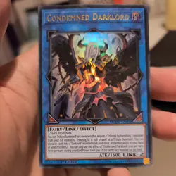 Yu-Gi-Oh! Condemned Darklord DUOV-EN006 Ultra Rare 1st Edition - Image 1