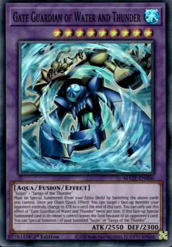 Gate Guardian Of Water And Thunder - Super Rare 1st Ed. MAZE-EN006 - NM - YuGiOh - Image 1