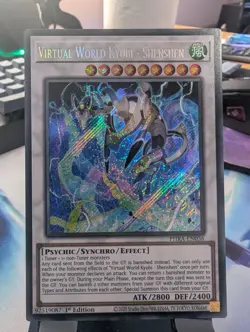 YuGiOh! Virtual World Kyubi - Shenshen PHRA-EN036 Secret Rare 1st Ed - Image 1