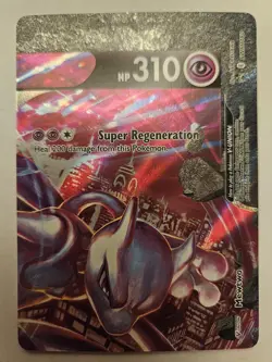 Mewtwo V-Union SWSH159-SWSH162 Black Star Promo Card Set of 4 - Image 3