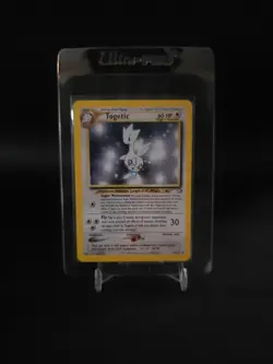 Pokemon Togetic 16/111 Neo Genesis Holo Rare Pokemon Card NM Swirl - Image 1