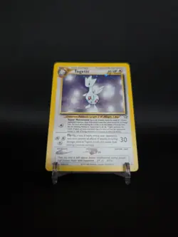 Pokemon Togetic 16/111 Neo Genesis Holo Rare Pokemon Card NM Swirl - Image 2