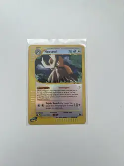 2003 Pokemon Skyridge Noctowl 40/144 Reverse Holo Card (LP) - Image 1