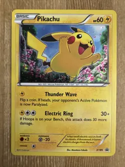 Pikachu - XY89 - Black Star Holo Promo Rare Collector Chest - Pokemon Card - MP - Image 1