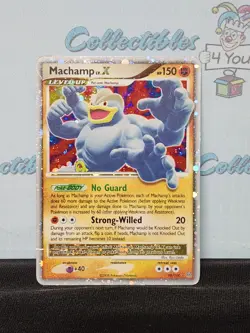 Pokemon 2008 Stormfromt Machamp Lv X Rare Holo Trading Card - Image 5