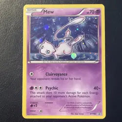 Mew XY192 X & Y Cosmos Holo Ultra Rare Black Star Promo Pokemon Card - Image 1