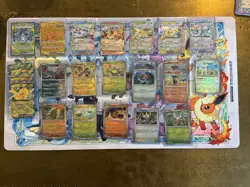 53 Card Pokemon Prismatic Evolutions Lot Incl Masterballs, Full Arts And More - Image 1