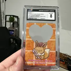 EEVEE Pokegenic In Shibuya My Besties Clear Card CGC 8 POP 1 Pokemon NONE HIGHER - Image 3