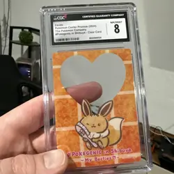 EEVEE Pokegenic In Shibuya My Besties Clear Card CGC 8 POP 1 Pokemon NONE HIGHER - Image 4