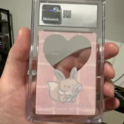 EEVEE Pokegenic In Shibuya My Besties Clear Card CGC 8 POP 1 Pokemon NONE HIGHER - Image 5