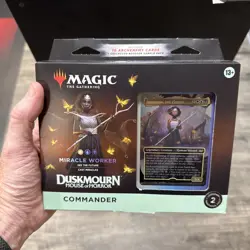 MtG: Duskmourn - Commander Deck - Miracle Worker NEW/SEALED - Image 1