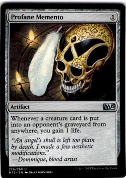 MTG Profane Memento Magic 2015 (M15) Uncommon #226 - Image 1