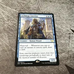 Archmage Emeritus - Strixhaven: School of Mages Regular - NM - 37 - Image 1