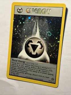 Pokemon TCG Metal Energy Neo Genesis #19/111 Holo Unlimited Rare Card NM Swirl💫 - Image 4
