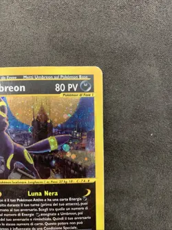 Umbreon Holo Aquapolis Italiano Rara H29/H32 Vintage Carta Pokemon - Image 3