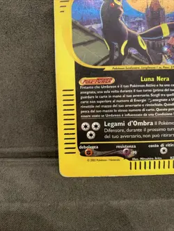 Umbreon Holo Aquapolis Italiano Rara H29/H32 Vintage Carta Pokemon - Image 4