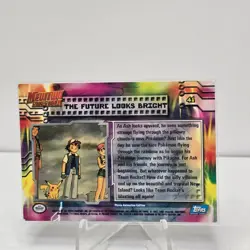 Pokemon MEWTWO STRIKES BACK Topps REGULAR "The Future Looks Bright" #39 - GREAT! - Image 2