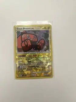 2009 Pokemon Rising Rivals Frost Rotom RT2 Rare Cracked ICE Card (NM) - Image 1