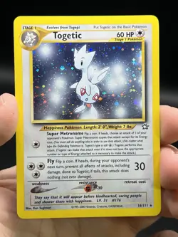 Pokemon TCG Togetic Neo Genesis 16/111 Holo Rare WOTC English NM- - Image 4