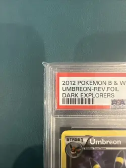 2012 Pokemon Umbreon Reverse Foil Dark Explorers PSA 8 - Image 2
